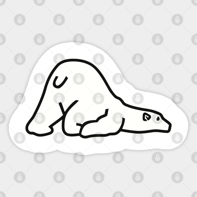 Polar bear Sticker by Kristin Renee